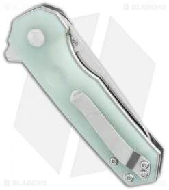 Kizer Lieb Liner Lock Flipper Knife Natural G-10 (2.32" Satin) V2541N2 -Kizer Knife Shop Kizer Lieb Liner Lock Flipper Knife Natural G 10 2.32in Satin V2541N2 BHQ 107553 LS Side