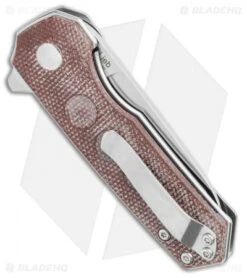 Kizer Lieb Liner Lock Knife Brown Micarta (2.32" Stonewash) V2541N3 -Kizer Knife Shop Kizer Lieb Liner Lock Knife Brown G 10 2.32in SW V2541N3 BHQ 106929 LS Side