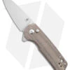 Kizer Lieb M Liner Lock Flipper Knife Tan Micarta (3" Satin 154CM) -Kizer Knife Shop Kizer Lieb M LL Flipper Tan Micarta Satin BHQ 175944 jr