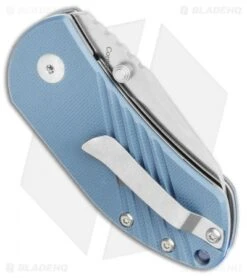 Kizer Lundquist Contrail Liner Lock Knife Blue G-10 (2" Satin) V2540C3 -Kizer Knife Shop Kizer Lindquist Contrail Liner Lock Knife Blue G 10 2.125in Satin V2540C3 BHQ 107557 LS Side