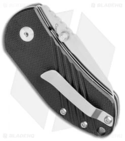 Kizer Lundquist Contrail Liner Lock Knife Black G-10 (2" Satin) V2540C1 -Kizer Knife Shop Kizer Lundquist Contrail Liner Lock Knife Black G 10 2.125in Satin V2540C1 BHQ 111265 LS Side