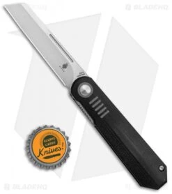 Kizer Lundquist De L'Orme Liner Lock Knife Black G-10 (2.9" SW) KI3570A1 -Kizer Knife Shop Kizer Lundquist De LOrme LL Black G 10 SW Ki3570A1 BHQ 121131 jr bottlecap