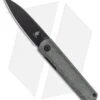 Kizer Lundquist Feist Front Flipper Knife Black Micarta (2.8" Black)