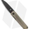 Kizer Lundquist Feist Front Flipper Knife Green Micarta (2.8" Black) -Kizer Knife Shop Kizer Lundquist FF Green G 10 Black BHQ 117013 jr