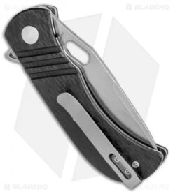 Kizer MV Desert Dog Liner Lock Knife Carbon Fiber (3.1" Satin) Ki4496 -Kizer Knife Shop Kizer MV Desert Dog cf satin BHQ 52426 er side