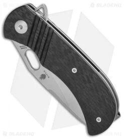 Kizer MV Desert Dog Liner Lock Knife Carbon Fiber (3.1" Satin) Ki4496 -Kizer Knife Shop Kizer MV Desert Dog cf satin BHQ 52426 er spine
