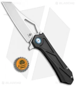 Kizer Maestro Frame Lock Flipper Knife Titanium (3.6" Satin) Ki4529 -Kizer Knife Shop Kizer Maestro Frame Lock Flipper Knife Titanium Satin Ki4529 BHQ 94099 kp bottlecap jr