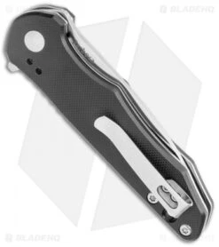 Kizer Mikkel Willumsen Barbosa Liner Lock Knife Black G-10 (3" Satin) V3487N1 -Kizer Knife Shop Kizer Mikkel Willumsen Barbosa LL Black G 10 Satin V3487N1 BHQ 52448 jr side