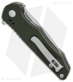 Kizer Mikkel Willumsen Barbosa Liner Lock Knife OD Green G10 (3" Satin) V3487N2 -Kizer Knife Shop Kizer Mikkel Willumsen Barbosa OD Green G 10 BHQ 52449 er side