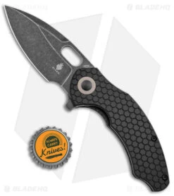 Kizer Degnan Mini Roach Liner Lock Knife Black G-10 (3" Black SW) V3477C2 -Kizer Knife Shop Kizer Mini Roach Degnan Black G 10 Black SW BHQ 144093 jr bottlecap