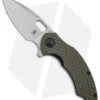 Kizer Mini Roach Liner Lock Olive Green G-10 (3" SW) V3477C1 -Kizer Knife Shop Kizer Mini Roach Degnan Olive Green G 10 SW BHQ 144095 jr