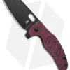 Kizer Mini Sheepdog C01C Flipper Knife Red Richlite (2.6" Black 4V) V3488A5 -Kizer Knife Shop Kizer Mini Sheepdog C01C Flipper Knife Red Richlite 2in Black 4V BHQ 169621 td