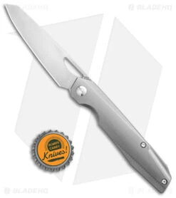 Kizer Mistral Frame Lock Knife Titanium/G-10 (3.25" Satin) Ki3310A1 -Kizer Knife Shop Kizer Mistral Frame Lock Knife Titanium G10 3in 25cm Satin BHQ 34584 td size