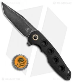 Kizer Nalu Boersma Z-82 Tanto Frame Lock Knife Black G-10 (3.5" Black SW) -Kizer Knife Shop Kizer Nalu Boersma Z 82 FL Black G 10 Black SW BHQ 134895 jr bottlecap