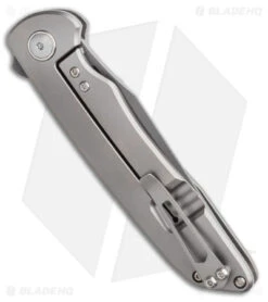 Kizer Nick Swan Matanzas Frame Lock Knife Ti/Micarta Drop Point (3.5" Gray) -Kizer Knife Shop Kizer Nick Swan Matanzas Frame Lock Knife Ti Micarta Ki4510A3 BHQ 114295 LS Side