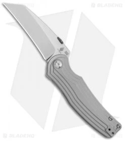 Kizer Pinkerton Inversion Frame Lock Knife Titanium (3.28" Stonewash) Ki4532