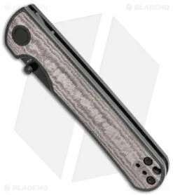 Kizer Rapids Liner Lock Knife Black G-10/Green Micarta (3.5" Black) -Kizer Knife Shop Kizer Rapids V3594C2 BHQ 137140 td spine