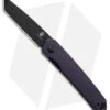 Kizer SS1 Liner Lock Flipper Knife Tanto Purple G-10 (3.5" Black) V3603C1 -Kizer Knife Shop Kizer SS1 LL Knife Purple G10 3in Black BHQ 138730 td