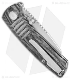 Kizer Shard Liner Lock Knife Black Micarta (2.25" Stonewash) V2531N2 -Kizer Knife Shop Kizer Shard Liner Lock Knife Micarta 2.25 Black V2531N2 BHQ 119999 LS Side