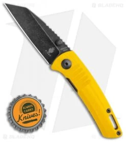 Kizer Shard Liner Lock Knife Yellow G-10 (2.25" Black SW) V2531N1 -Kizer Knife Shop Kizer Shard Liner Lock Knife Yellow G 10 2.25 Black V2531N1 BHQ 119998 LS Bottlecap