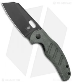 Kizer Vanguard Sheepdog Liner Lock Thumb Hole Black Micarta (3.25" Black 10V)