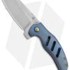 Kizer Sheepdog C01C Frame Lock Knife Blue Titanium (3.25" Stonewash) Ki4488A -Kizer Knife Shop Kizer Sheepdog C01C Blue Ti SW Ki4488A BHQ 51785 jr