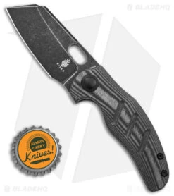 Kizer Mini Sheepdog C01 Slip Joint Black Micarta (2.6" Black SW) KI3488C6 -Kizer Knife Shop Kizer Sheepdog C01C Mini LL Black Micarta 2in Black SW BHQ 145863 td size
