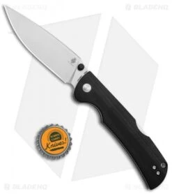 Kizer Slicer Lockback Knife Black G-10 (3.51" Satin) V4538N1 -Kizer Knife Shop Kizer Slicer LB Black G 10 SW V4538N1 BHQ 122836 jr bottlecap
