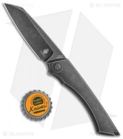 Kizer M_Stealth Frame Lock Knife Titanium (3" Black SW) Ki3564A1 -Kizer Knife Shop Kizer Stealth FL Ti Black Ki3564A1 BHQ 117842 jr bottlecap