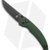 Kizer Swaggs Chili Pepper Button Lock Knife Green Aluminum (3" Satin 3V) -Kizer Knife Shop Kizer Swaggs Chili Pepper Button Lock Green Aluminum Black BHQ 176940 jr