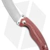 Kizer Azo Towser K Liner Lock Knife Red Richlite (3.5" Satin) -Kizer Knife Shop Kizer Towser K V4593C2 BHQ 137142 td