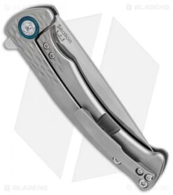 Kizer Uli Hennicke Sealion Frame Lock Knife Titanium (3.3" Satin) Ki4509 -Kizer Knife Shop Kizer Uli Hennicke Sealion ti satin Ki4509 BHQ 52402 er side