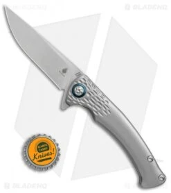 Kizer Uli Hennicke Sealion Frame Lock Knife Titanium (3.3" Satin) Ki4509 -Kizer Knife Shop Kizer Uli Hennicke Sealion ti satin Ki4509 BHQ 52402 er size