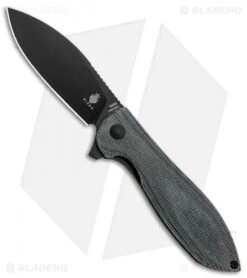 Kizer Vanguard Azo Infinity Liner Lock Knife Black Micarta (3" Black) V3579