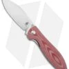 Kizer Vanguard Azo Infinity Liner Lock Knife Red Micarta (3" Satin) -Kizer Knife Shop Kizer Vanguard Azo Infinity LL Red Micarta Satin BHQ 135598 jr