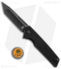Kizer Vanguard Azo/Rey Lan Tanto Liner Lock Knife Black G-10 (3.4" Black) V4577N -Kizer Knife Shop Kizer Vanguard Azo Rey Lan Tanto LL Black G 10 Black V4577N1 BHQ 121137 jr bottlecap