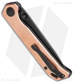 Kizer Vanguard Copper Begleiter Liner Lock Knife (3.5" Black) -Kizer Knife Shop Kizer Vanguard Copper Begleiter LL Black BHQ 113207 jr side