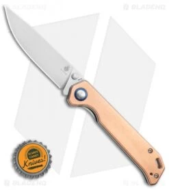 Kizer Vanguard Copper Begleiter Liner Lock Knife (3.5" Stonewash) -Kizer Knife Shop Kizer Vanguard Copper Begleiter Liner Lock Knife 3.5 Stonewash BHQ 113208 LS Bottlecap