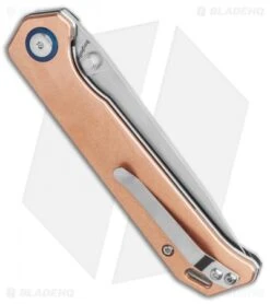 Kizer Vanguard Copper Begleiter Liner Lock Knife (3.5" Stonewash) -Kizer Knife Shop Kizer Vanguard Copper Begleiter Liner Lock Knife 3.5 Stonewash BHQ 113208 LS Side