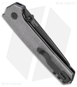 Kizer Vanguard Domin Liner Lock Knife Black Micarta (3.5" Black) V4516SC1 -Kizer Knife Shop Kizer Vanguard Domin LL Black Micarta Black BHQ 156409 jr side