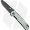 Kizer Vanguard Domin Mini Liner Lock Folding Knife Jade G-10 (2.9" Black)