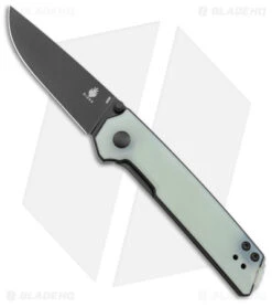 Kizer Vanguard Domin Mini Liner Lock Folding Knife Jade G-10 (2.9" Black)