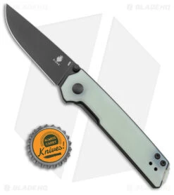 Kizer Vanguard Domin Mini Liner Lock Folding Knife Jade G-10 (2.9" Black) -Kizer Knife Shop Kizer Vanguard Domin Mini LL Jade G 10 Black BHQ 156369 jr bottlecap