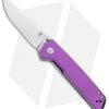 Kizer Vanguard Domin Mini Liner Lock Folding Knife Purple G-10 (2.9" Stonewash) -Kizer Knife Shop Kizer Vanguard Domin Mini LL Pink G 10 SW BHQ 93992 jr