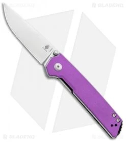 Kizer Vanguard Domin Mini Liner Lock Folding Knife Purple G-10 (2.9" Stonewash)