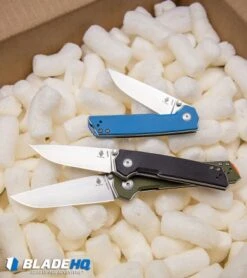 Kizer Vanguard Domin Mini Liner Lock Folding Knife Blue (2.9" Stonewash) -Kizer Knife Shop Kizer Vanguard Domin Mini Liner Lock Folding Knife Blue Stonewash BHQ 93991 kp shipping box web 1