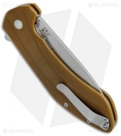 Kizer Vanguard Kala Liner Lock Knife Brown G10 (3.75" Stonewash) V4479A2 -Kizer Knife Shop Kizer Vanguard Kala Brown G 10 SW V4479A2 BHQ 50965 jr side