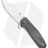 Kizer Vanguard Laconico Gemini Flipper Black Micarta (3.1" Stonewash) V3471N3
