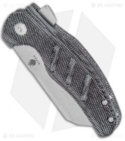 Kizer Vanguard Mini Sheepdog Knife Black Micarta (2.6" Stonewash) -Kizer Knife Shop Kizer Vanguard Mini Sheepdog C01C LL Black Micarta BHQ 117215 jr spime