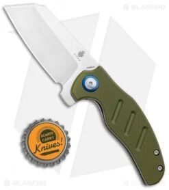 Kizer Vanguard Mini Sheepdog C01C Liner Lock Knife OD Green G-10 (2.6" Satin) -Kizer Knife Shop Kizer Vanguard Mini Sheepdog C01C LL OD Green G 10 Satin V3488A2 BHQ 80400 jr bottlecap 1